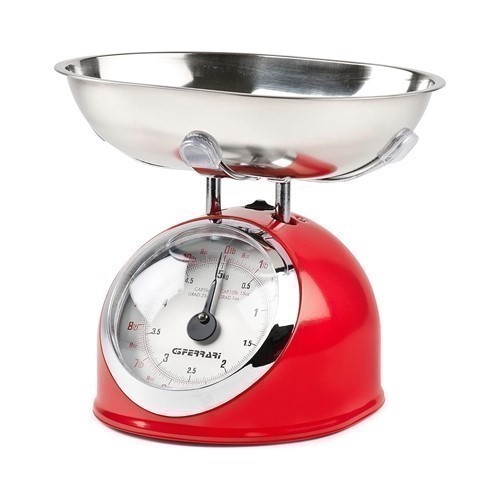 PESA COCINA G3FERRARI G20003RD RETRO ROJO MECANICA